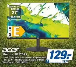 Expert acer Monitor SB273P1 Angebot