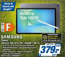 Expert SAMSUNG Tablet Galaxy Tab S10 FE 128GB Wi-Fi Angebot