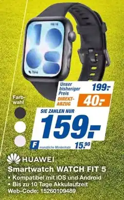 Expert HUAWEI Smartwatch WATCH FIT 5 Angebot
