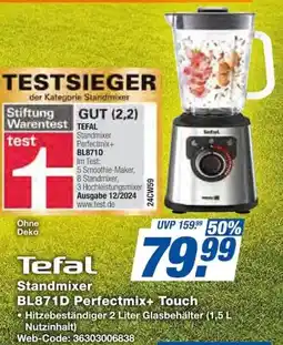 Expert Tefal Standmixer BL871D Perfectmix+ Touch Angebot