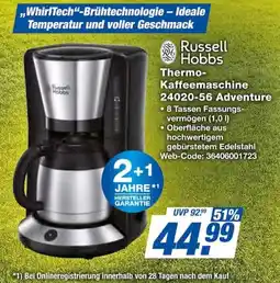 Expert Russell Hobbs Thermo- Kaffeemaschine 24020-56 Adventure Angebot