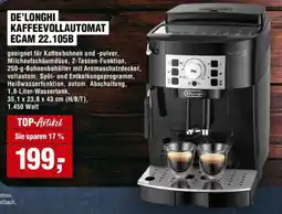 Handelshof DE'LONGHI KAFFEEVOLLAUTOMAT ECAM 22.105B Angebot