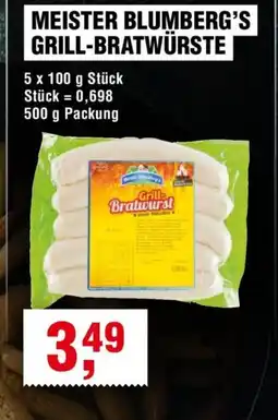 Handelshof MEISTER BLUMBERG'S GRILL-BRATWÜRSTE Angebot