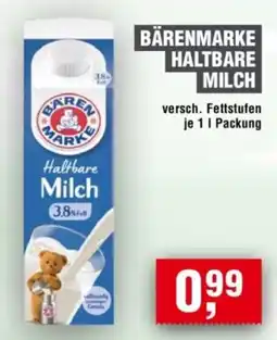 Handelshof BÄRENMARKE HALTBARE MILCH Angebot