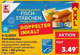 Kaufland K-Classic Fischstäbchen 30 St. = 900-g-Packg. Angebot