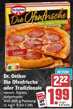 HIT Dr. Oetker Die Ofenfrische oder Tradizionale Angebot