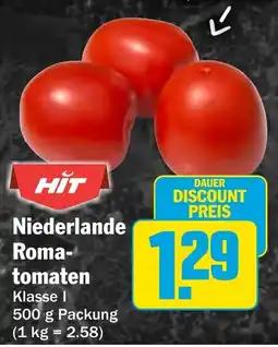 HIT Niederlande Romatomaten Angebot