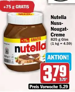 HIT Nutella Nuss- Nougat- Creme Angebot