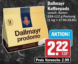 HIT Dallmayr Kaffeepads Angebot
