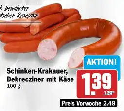 HIT Schinken-Krakauer, Debrecziner mit Käse Angebot