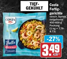 HIT Costa Fertiggerichte Angebot