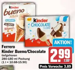 HIT Ferrero Kinder Bueno/Chocolate Angebot
