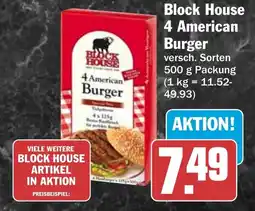 HIT Block House 4 American Burger Angebot