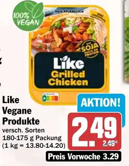 HIT Like Vegane Produkte Angebot