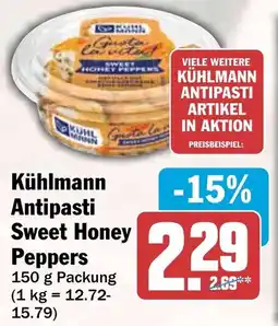 HIT Kühlmann Antipasti Sweet Honey Peppers Angebot
