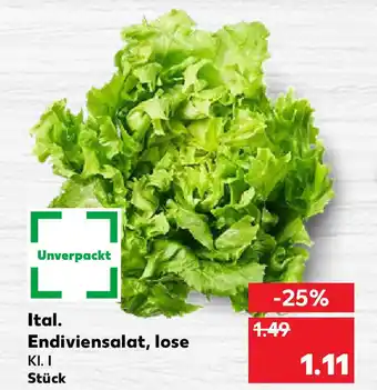 Kaufland Ital. Endivieensalat, lose Angebot