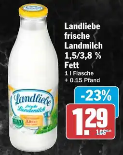 HIT Landliebe frische Landmilch Angebot