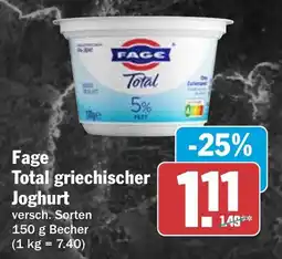 HIT Fage Total griechischer Joghurt Angebot