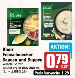HIT Knorr Feinschmecker Saucen und Suppen Angebot