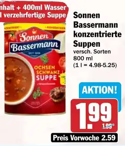 HIT Sonnen Bassermann konzentrierte Suppen Angebot