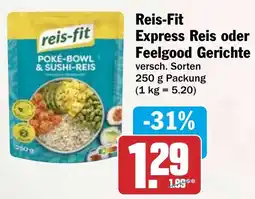 HIT Reis-Fit Express Reis oder Feelgood Gerichte Angebot