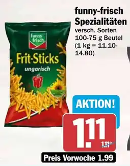 HIT funny-frisch Spezialitäten Angebot