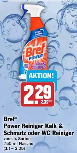 HIT Bref Power Reiniger Kalk & Schmutz oder WC Reiniger Angebot