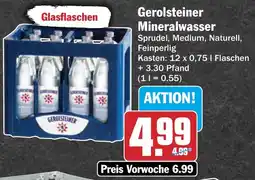 HIT Gerolsteiner Mineralwasser Angebot