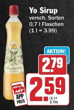 HIT Yo Sirup Angebot