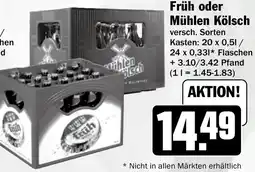 HIT Früh oder Mühlen Kölsch Angebot