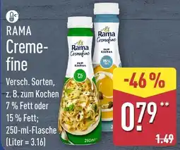 Aldi Nord RAMA Cremefine Angebot