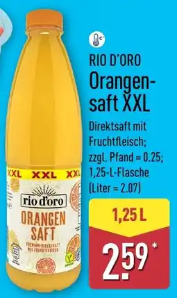 Aldi Nord RIO D'ORO Orangensaft XXL Angebot
