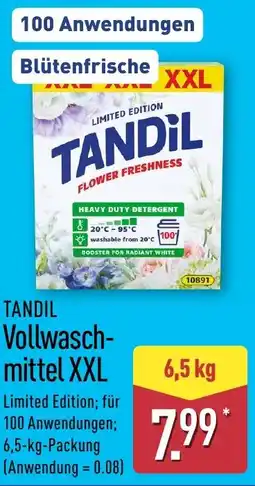 Aldi Nord TANDIL Vollwaschmittel XXL Angebot