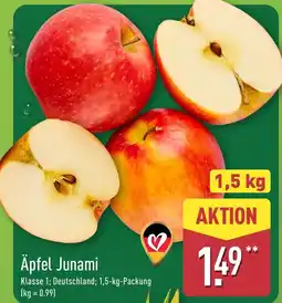 Aldi Nord Äpfel Junami Angebot