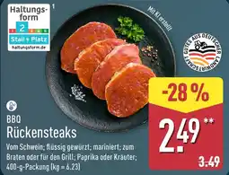 Aldi Nord BBQ Rückensteaks Angebot