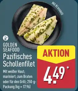 Aldi Nord GOLDEN SEAFOOD Pazifisches Schollenfilet Angebot