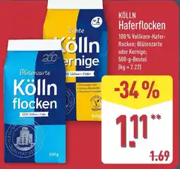 Aldi Nord Kölln Haferflocken Angebot