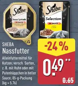 Aldi Nord SHEBA Nassfutter Angebot
