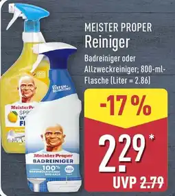 Aldi Nord Meister proper reiniger Angebot