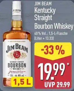 Aldi Nord JIM BEAM Kentucky Straight Bourbon Whiskey Angebot