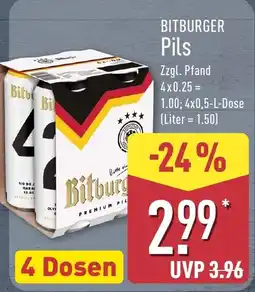 Aldi Nord BITBURGER Pils Angebot