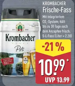 Aldi Nord Krombacher Frische-Fass Angebot