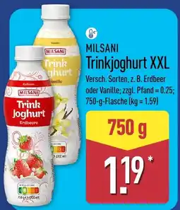 Aldi Nord MILSANI Trinkjoghurt XXL Angebot