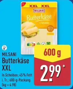 Aldi Nord MILSANI Butterkäse XXL Angebot