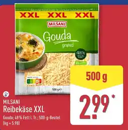 Aldi Nord MILSANI Reibekäse XXL Angebot