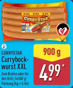 Aldi Nord CURRYSTAR Currybockwurst XXL Angebot