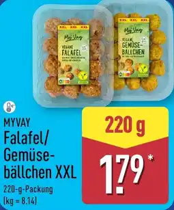 Aldi Nord MYVAY Falafel/ Gemüsebällchen XXL Angebot