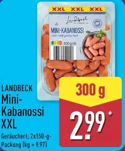Aldi Nord LANDBECK Mini Kabanossi XXL Angebot