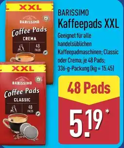 Aldi Nord BARISSIMO Kaffeepads XXL Angebot