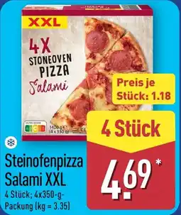 Aldi Nord Steinofenpizza Salami XXL Angebot